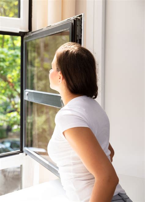 tan through a window